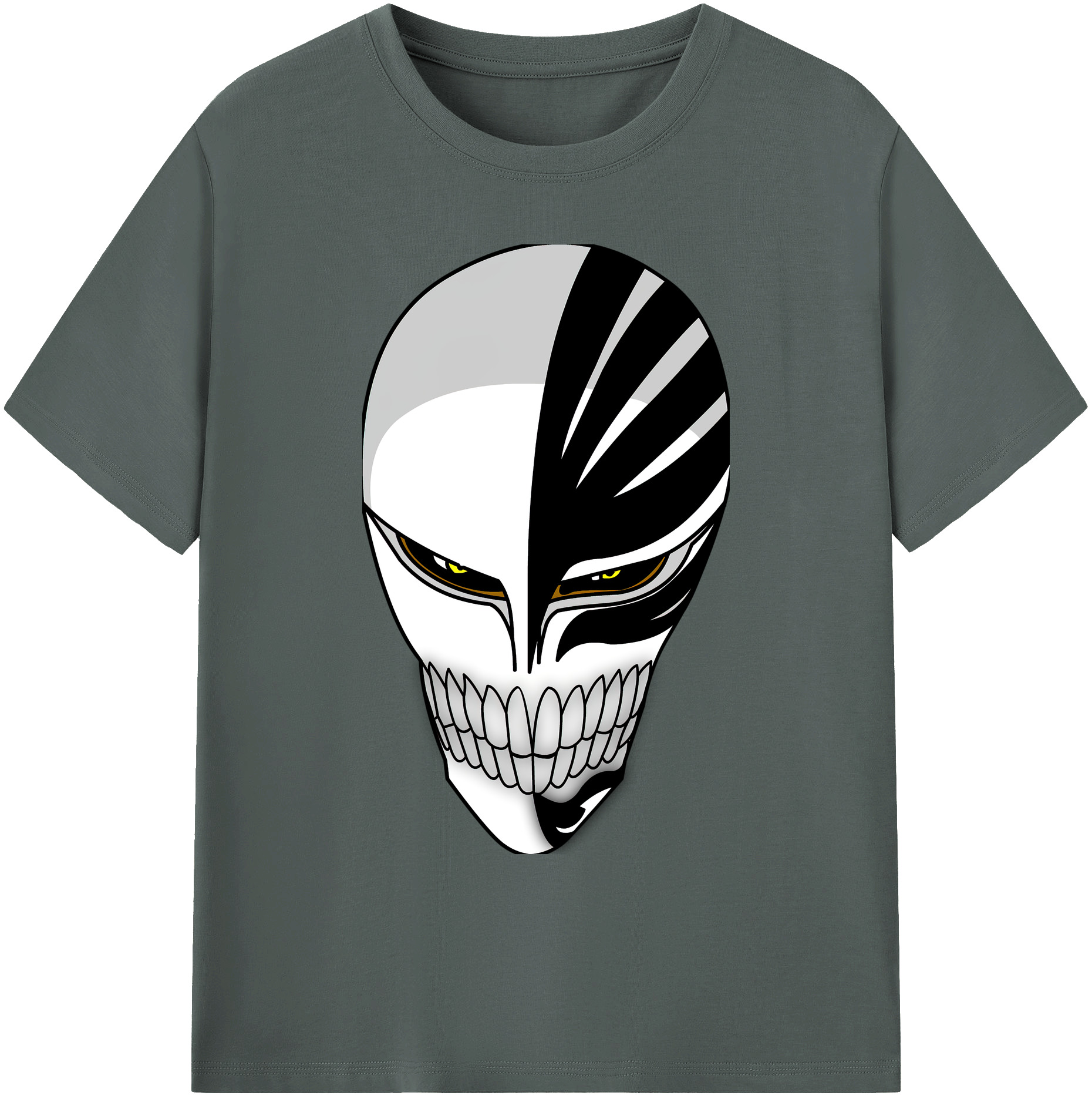 （画像用） ブリーチ 黒崎一護（くろさき いちご）BLEACH Kurosaki Ichigo 綿100％ メンズ半袖Tシャツ｜肌触りやわらか＆通気性